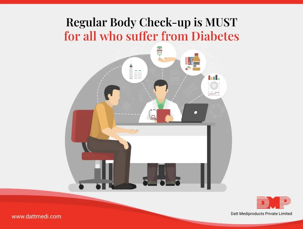 Regular Body Check up is MUST for all who suffer from diabetes