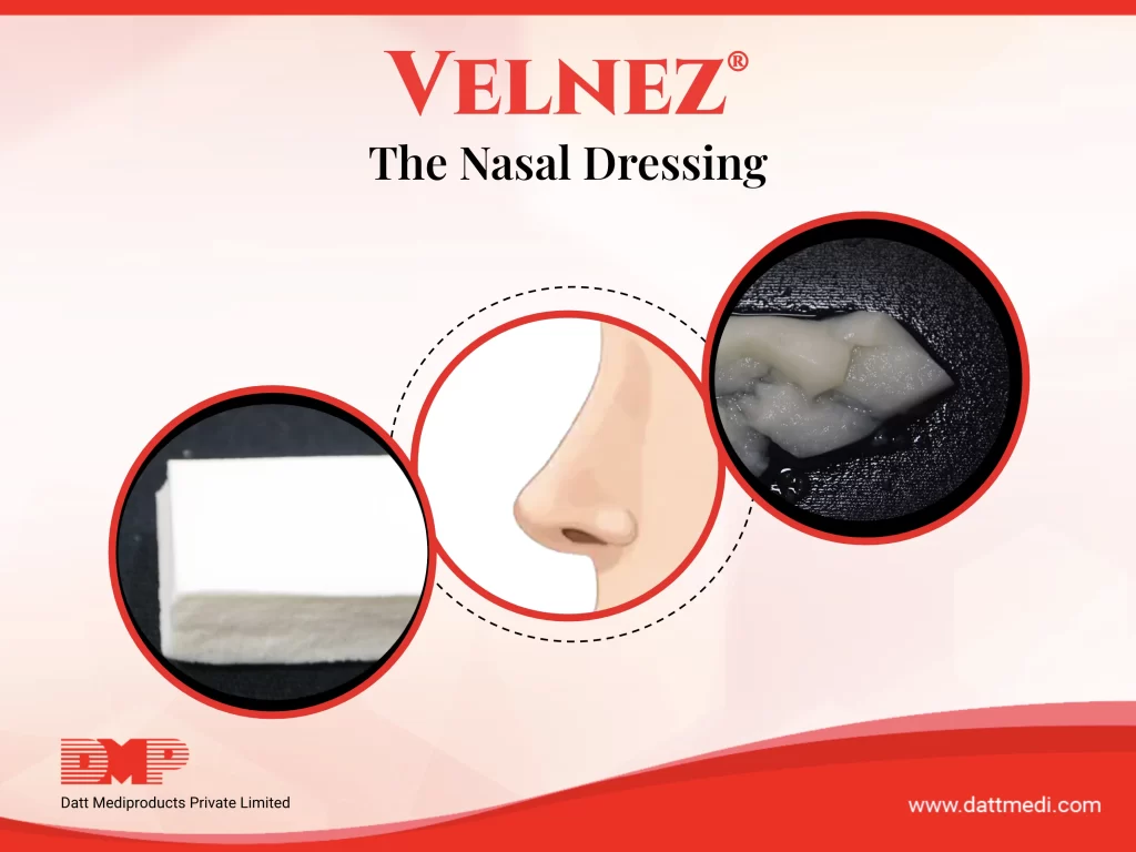 US Patent Granted for a Novel Nasal Dressing – VelNez TM