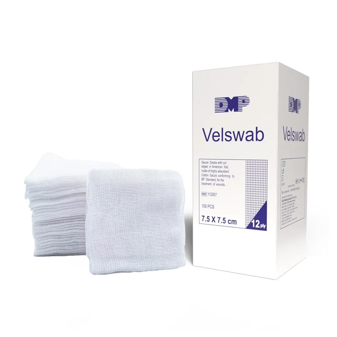 Velswab® sterile gauze based dressing for wound care