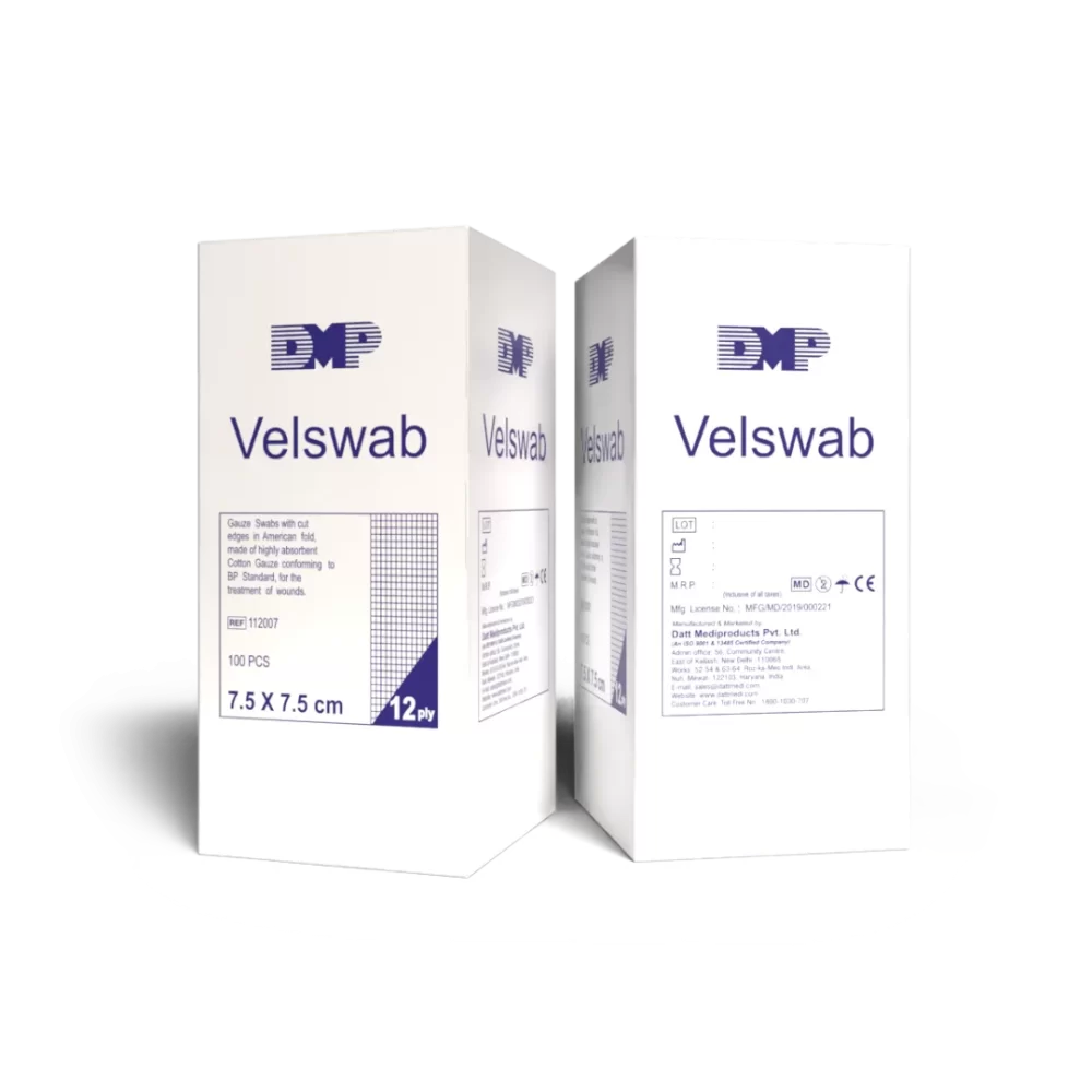 Velswab® sterile gauze based dressing for wound care