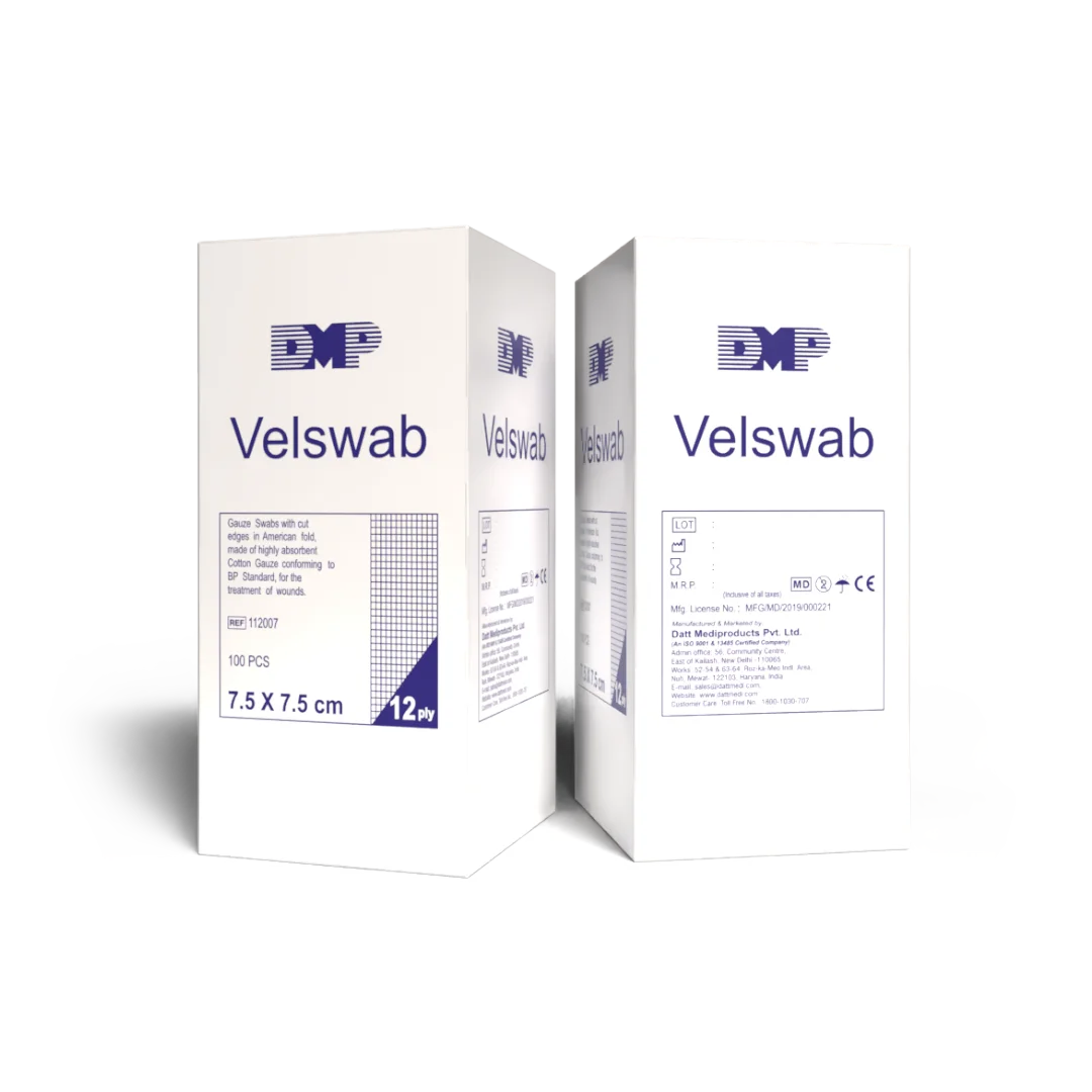 Velswab® sterile gauze based dressing for wound care
