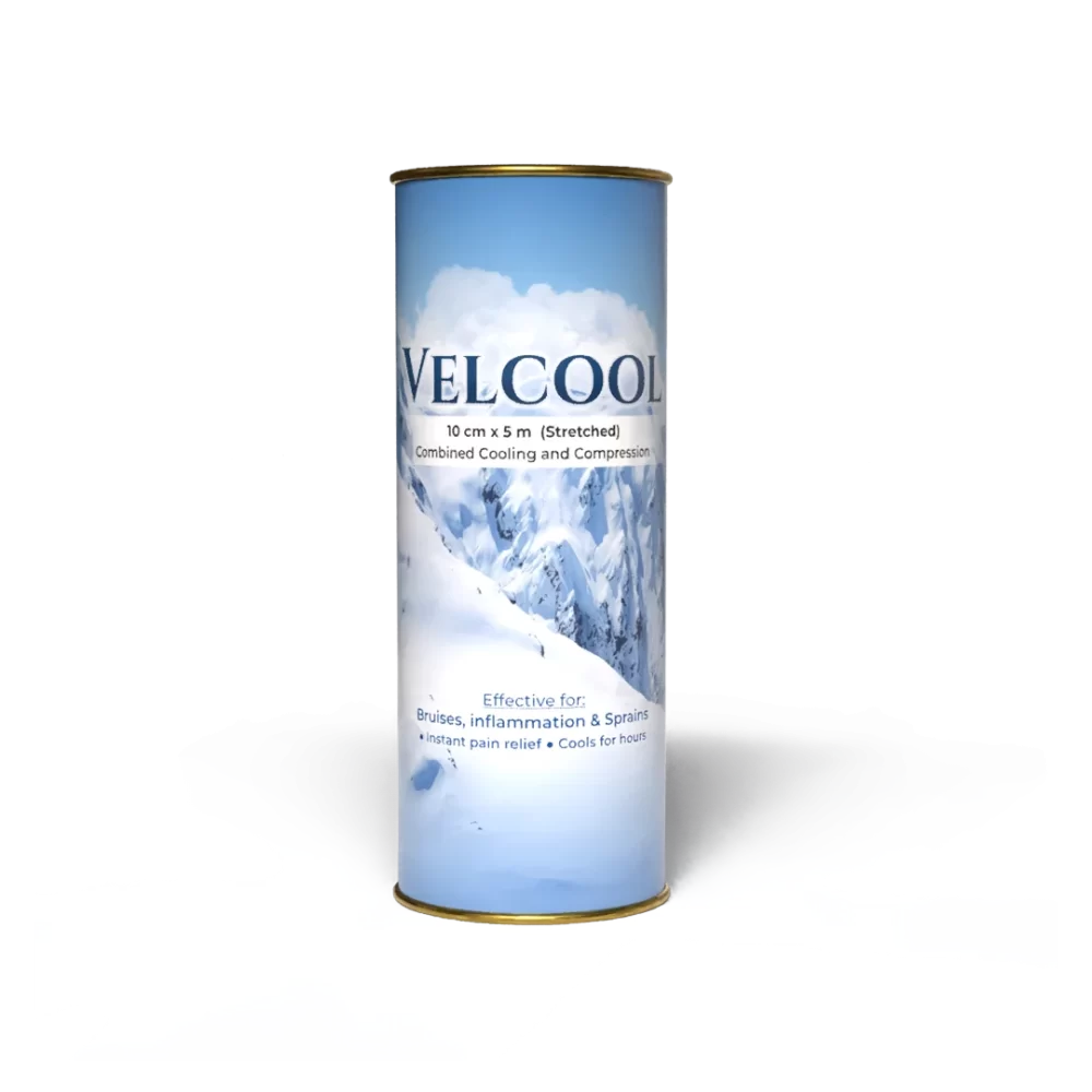 Velcool® cooling compression bandage for therapy