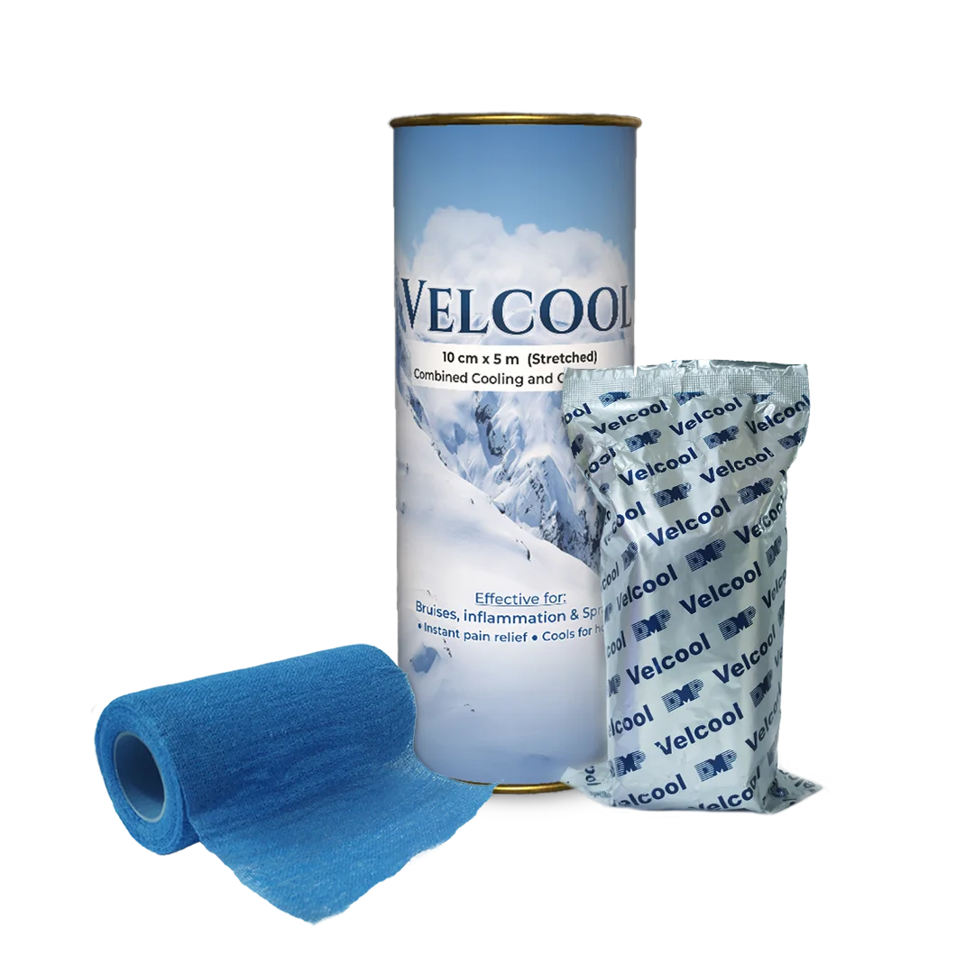 Velcool® cooling compression bandage for therapy