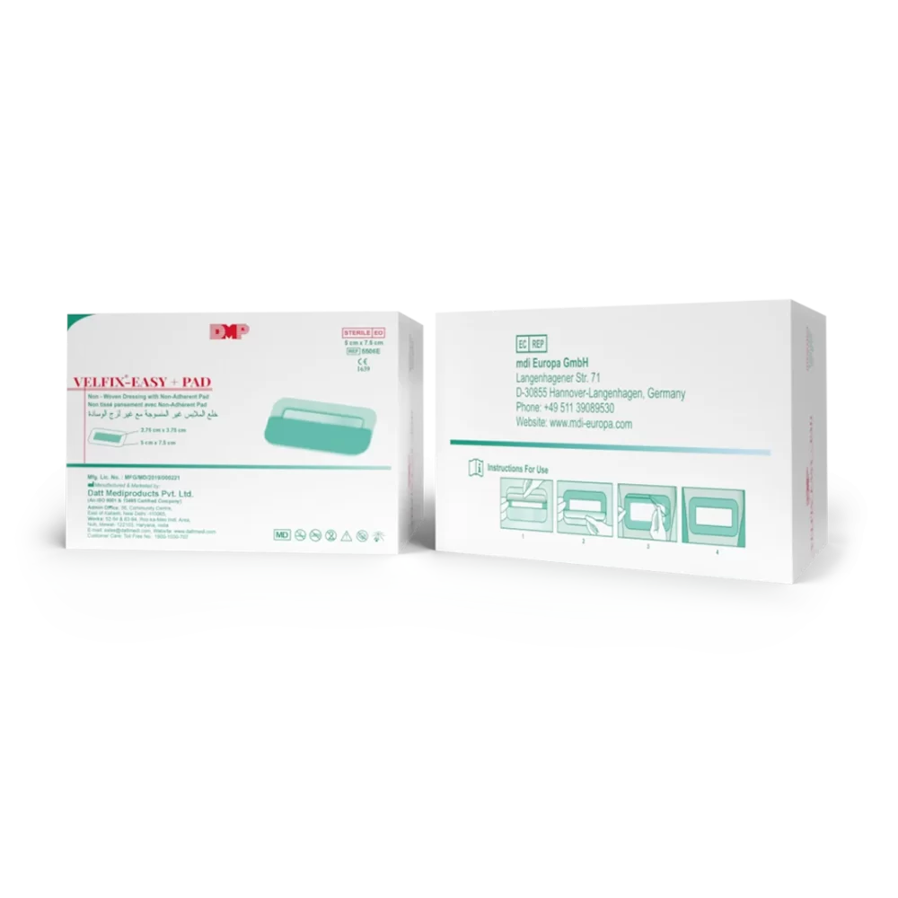 Velfix® Easy+Pad post-operative dressing with absorbent pad