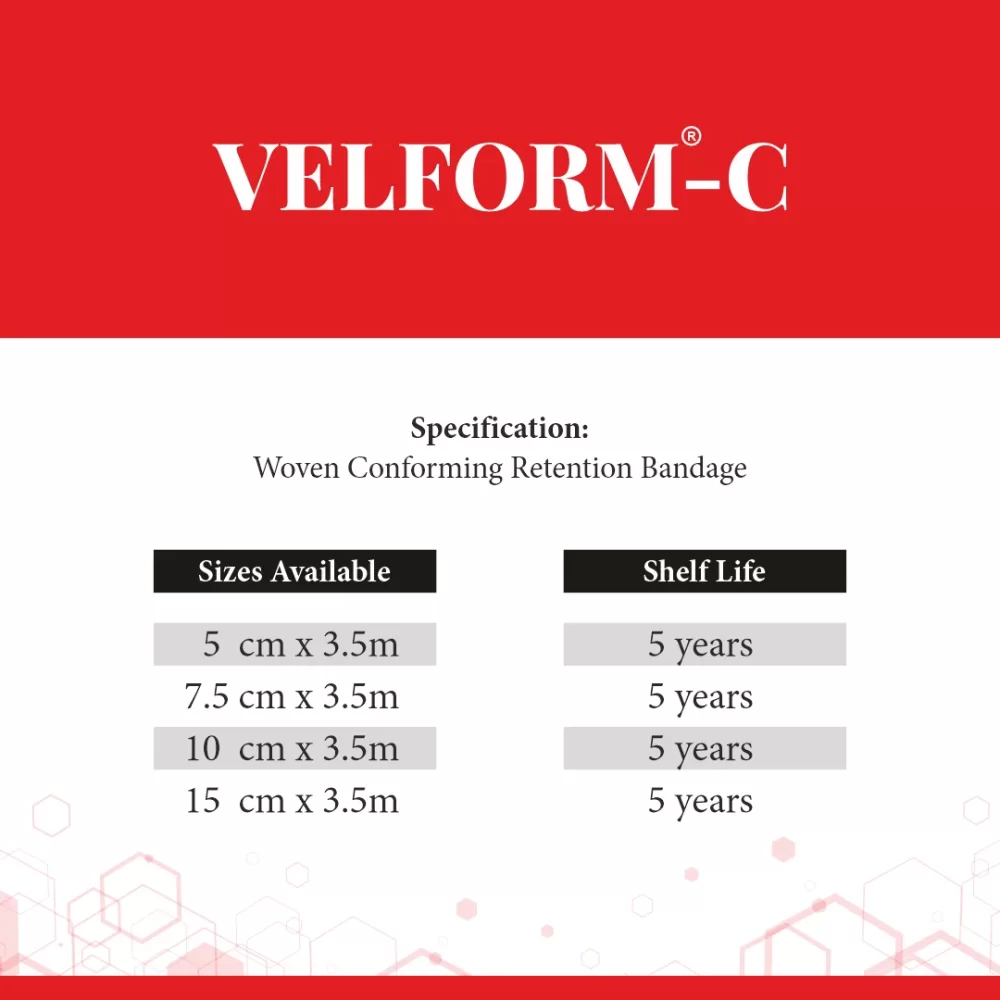 Velform™-C compression bandage with firm support