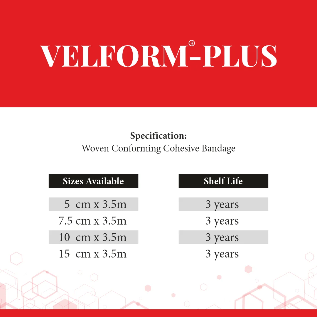Velform Plus™ compression bandage for medical use