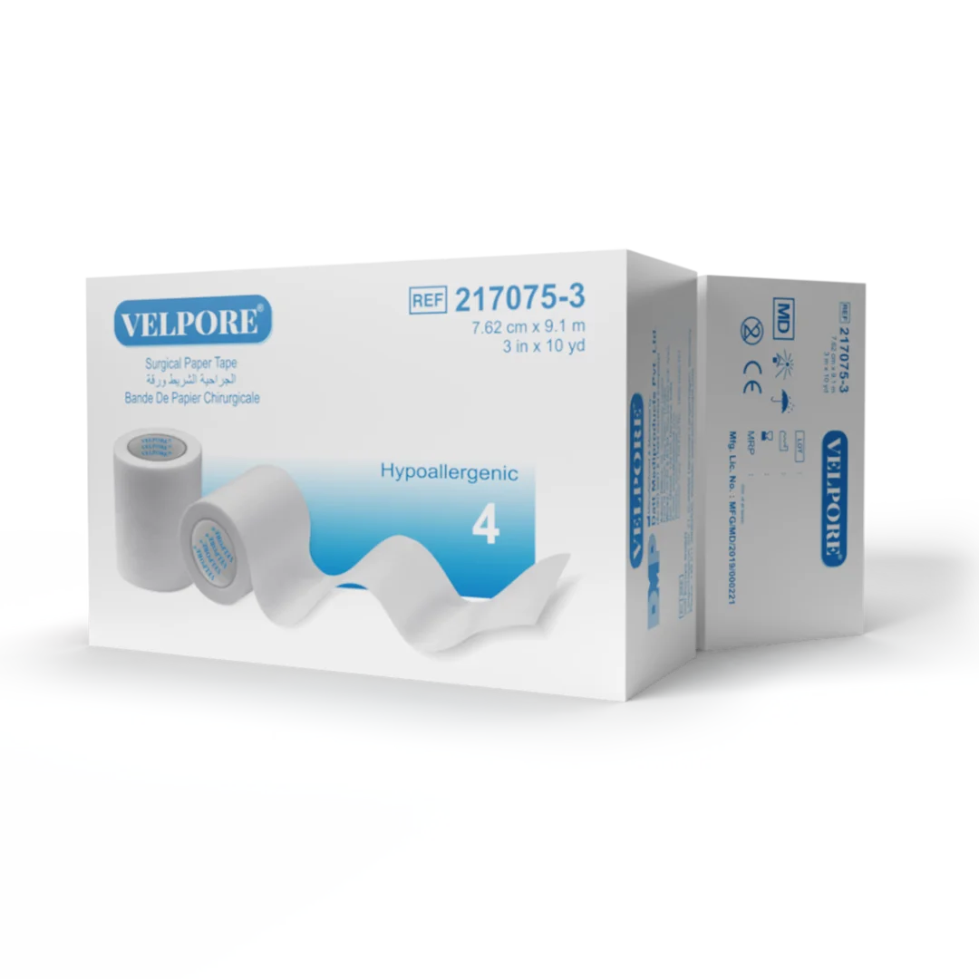 Velpore™ medical adhesive tape for secure fixation
