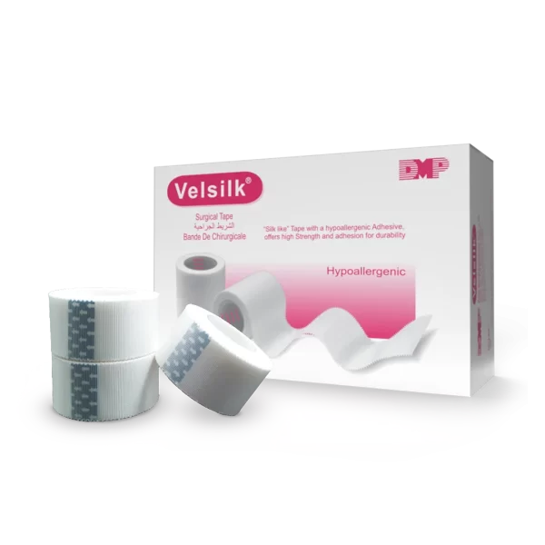 Velsilk™ medical adhesive tape for wound dressing fixation