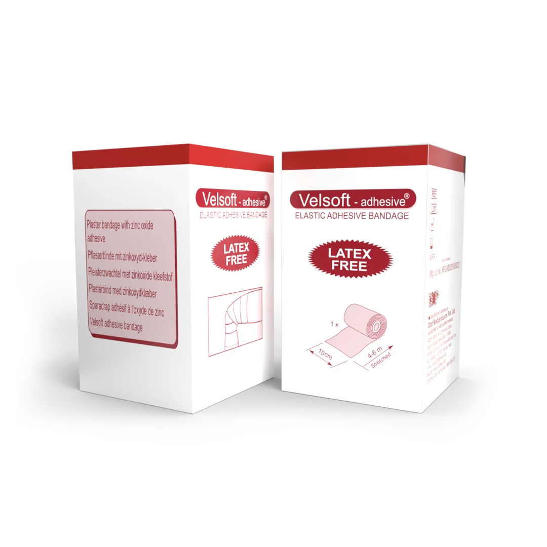 Velsoft® adhesive compression bandage with secure grip