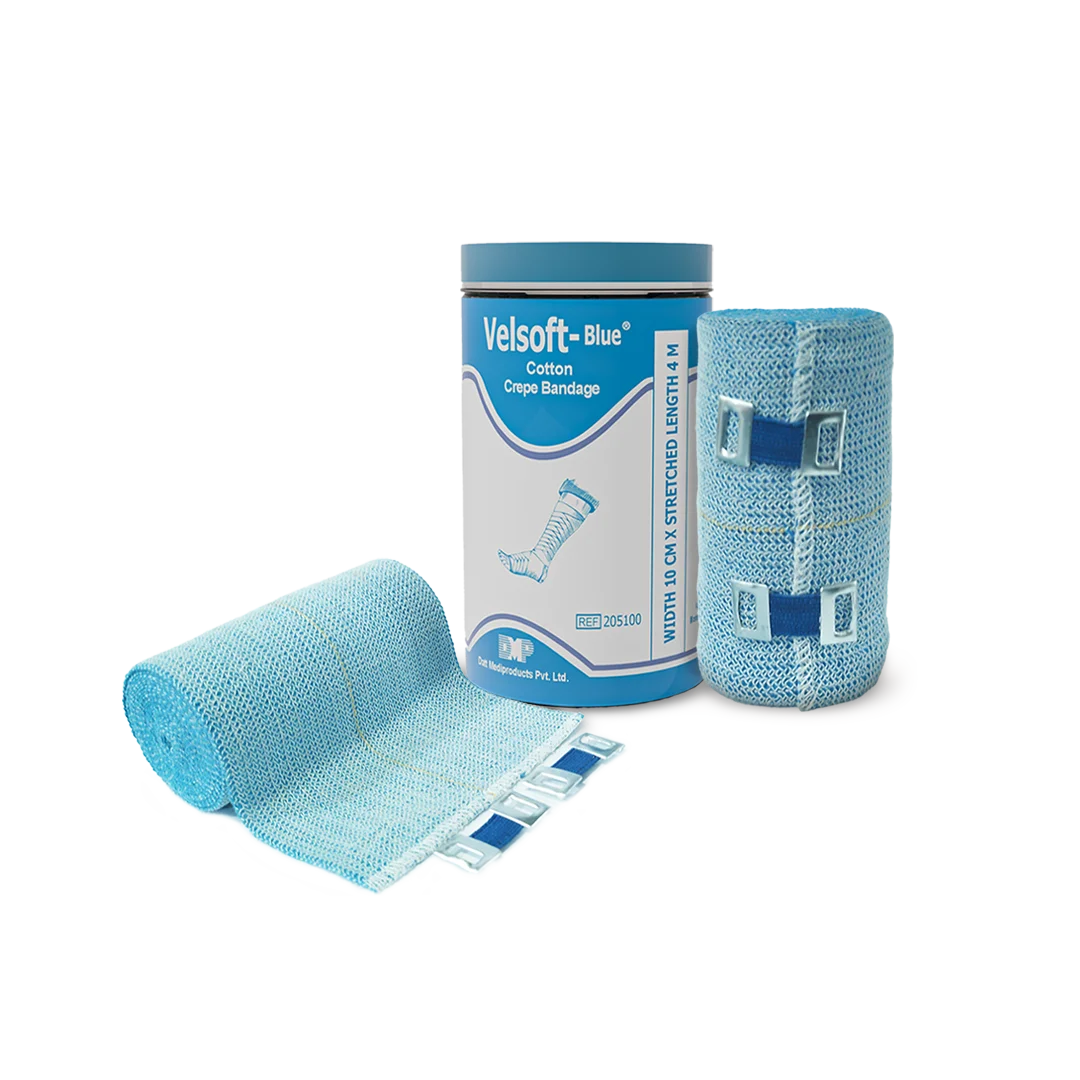 Velsoft®-Blue compression bandage for secure support