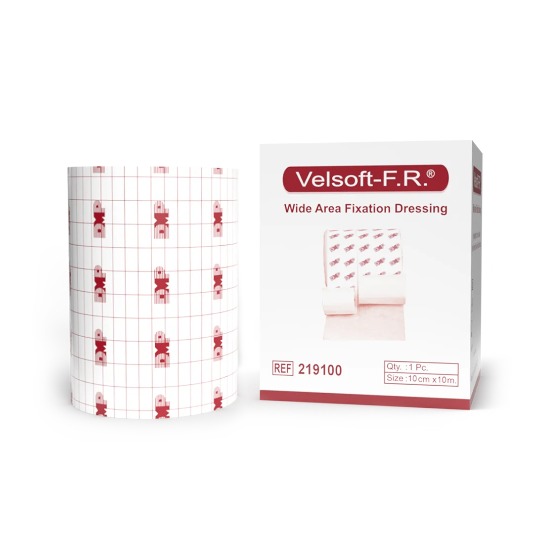 Velsoft®-FR adhesive tape for medical dressing fixation