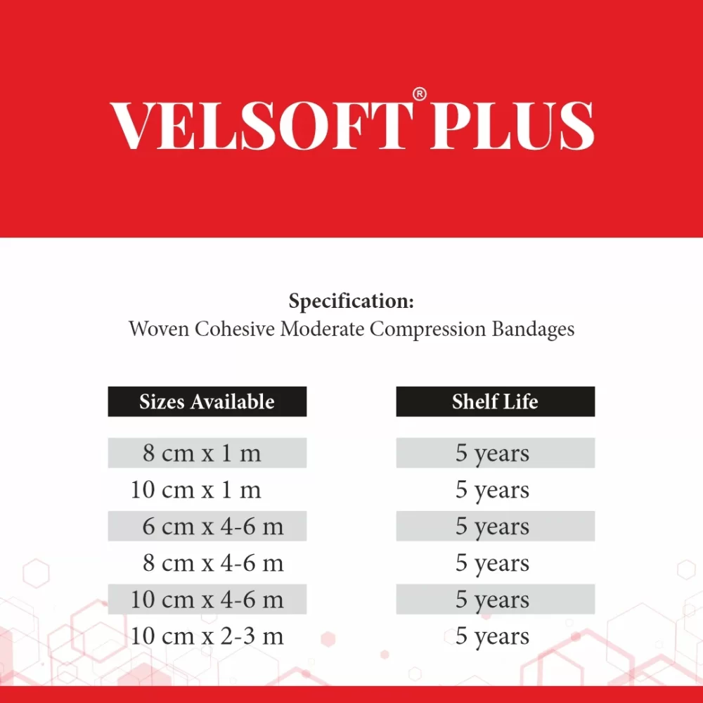 Velsoft®-Plus compression bandage for medical care
