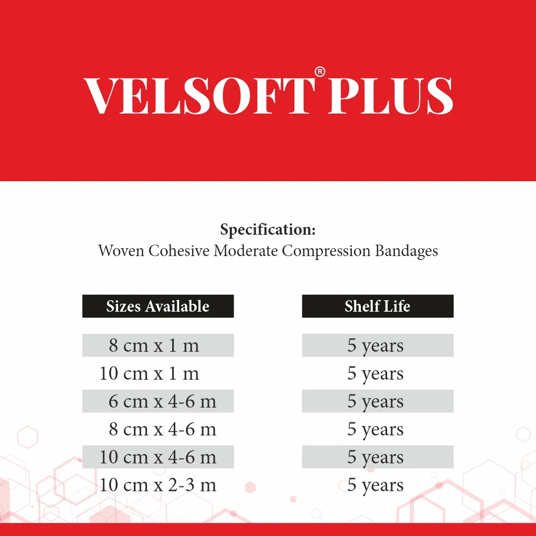 Velsoft®-Plus compression bandage for medical care
