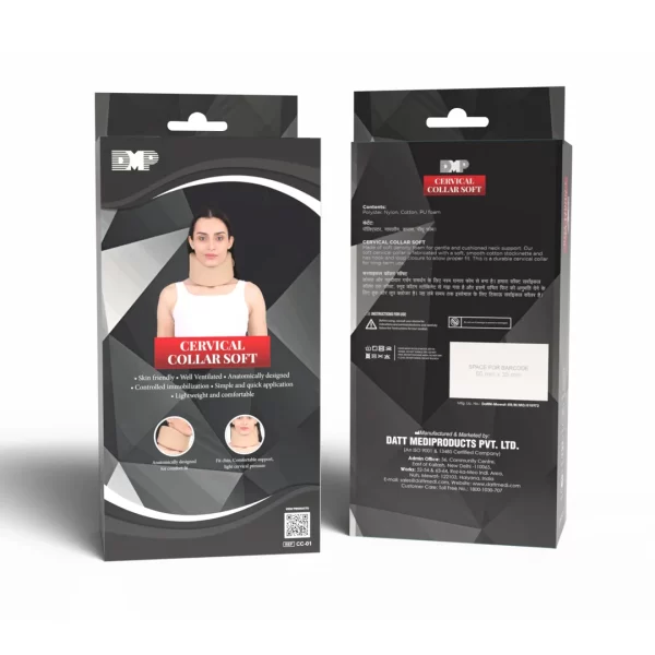Cervical collar soft for neck support and pain relief