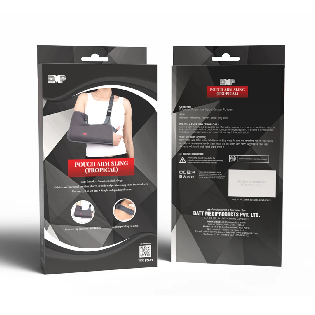 Pouch arm sling tropical for arm and shoulder support