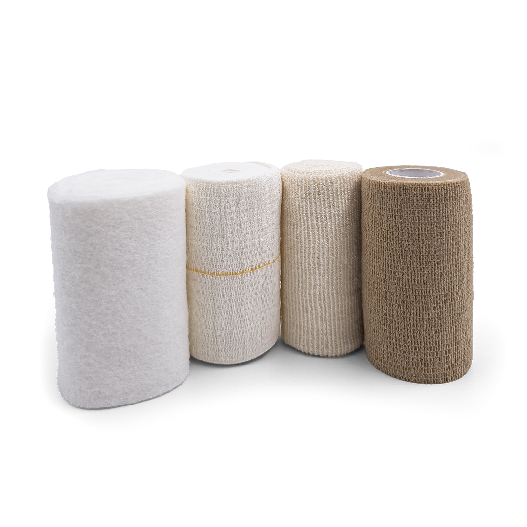 Product photo of four layer compression bandage system